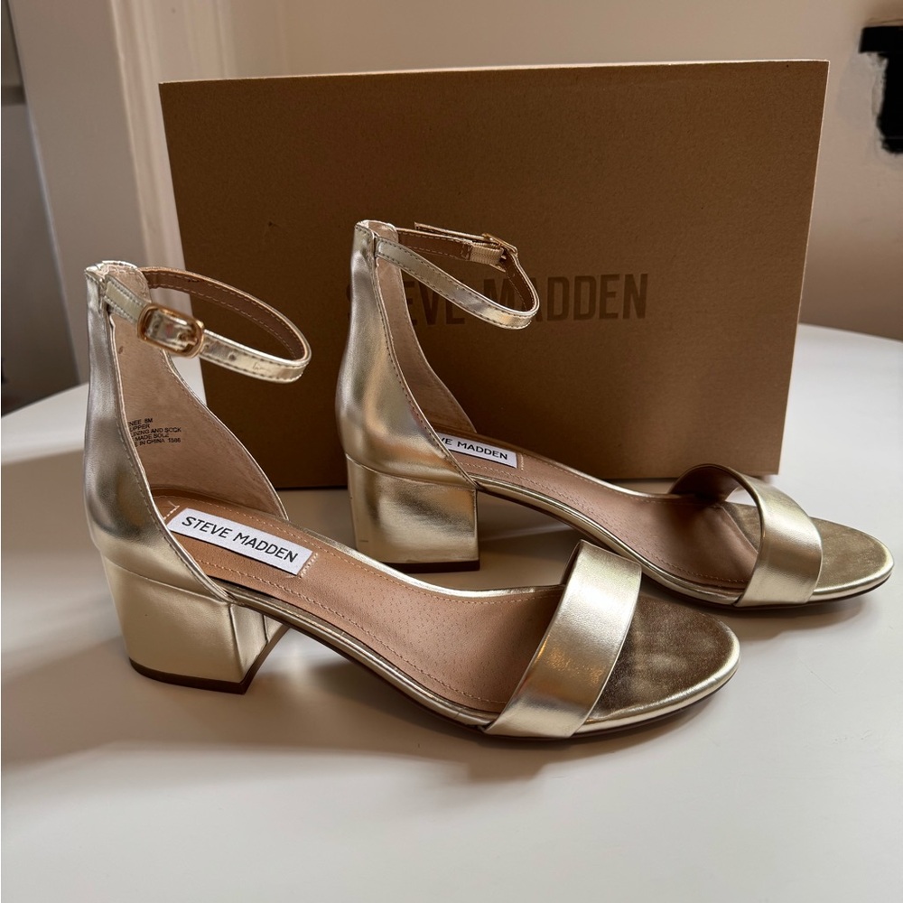 Steve Madden Irenee Gold Sandal